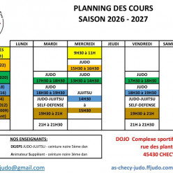 Ré inscription pour la saison 2026-2027